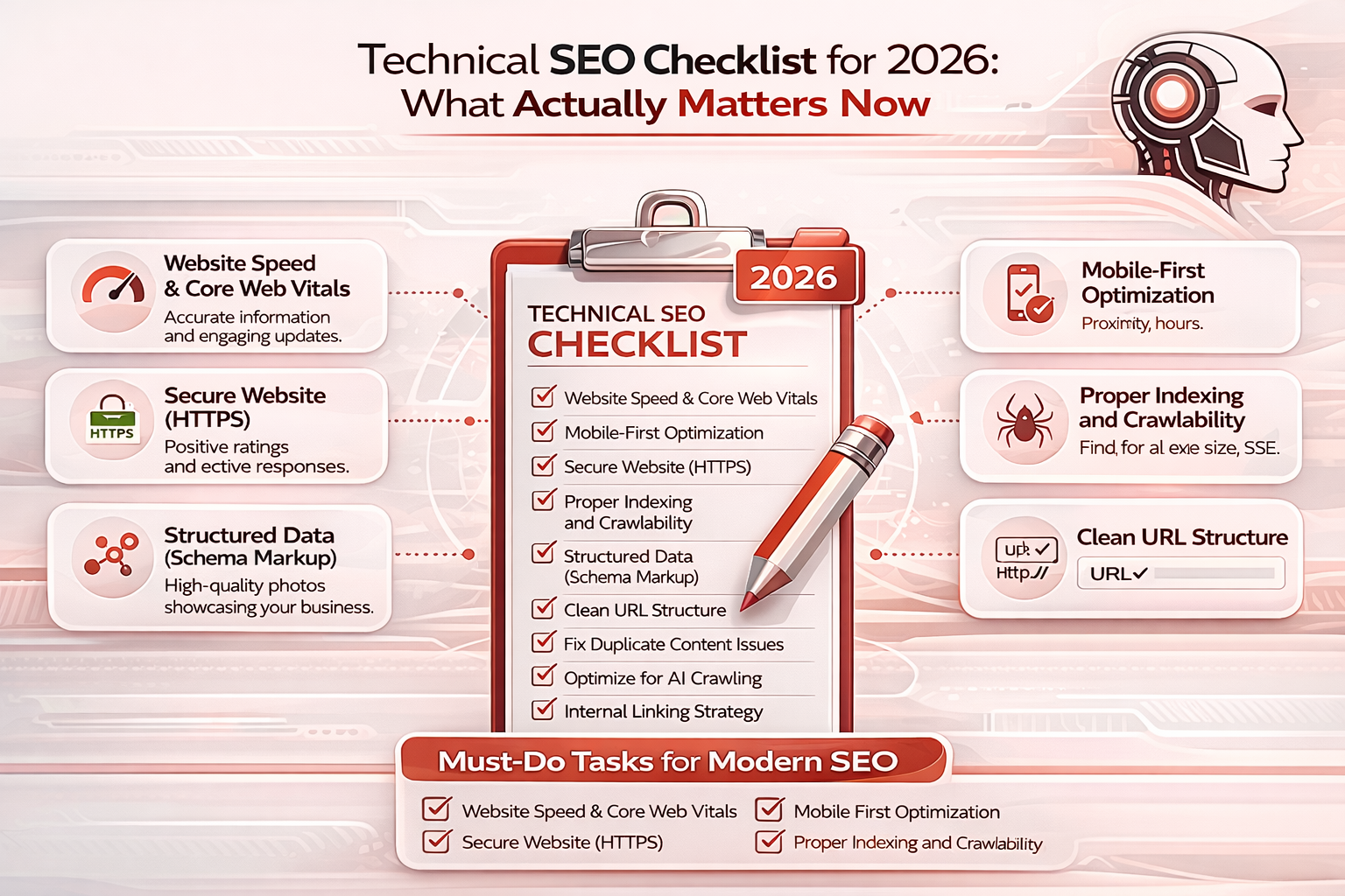 Technical SEO Checklist for 2026: What Actually Matters Now
